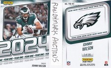 Johnny Wilson PHILADELPHIA EAGLES 2024 PANINI INSTANT YEAR ONE YO-41 x/181 RC