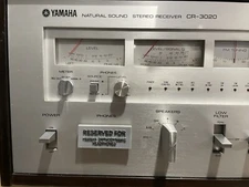 Dual Headphone Jack Plug/Cover For Vintage Yamaha CR-x20 Series Receivers - NEW!