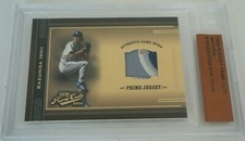 2004 Playoff Prime Cuts KAZUHISA ISHII Game Used LA Dodgers Jersey Patch 10/25