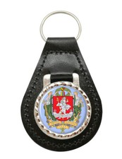 Vilnius (Litauen) Leder Schl&uuml;sselanh&auml;nger