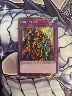 (RA02) Skill Drain 1st Edition Platinum Secret Rare RA02-EN077 Yu-Gi-Oh! NM