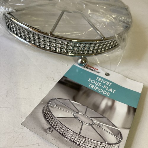 Home Basics Pave Round Non-Skid Trivets - Set of 2 - 第 5/7 張圖片