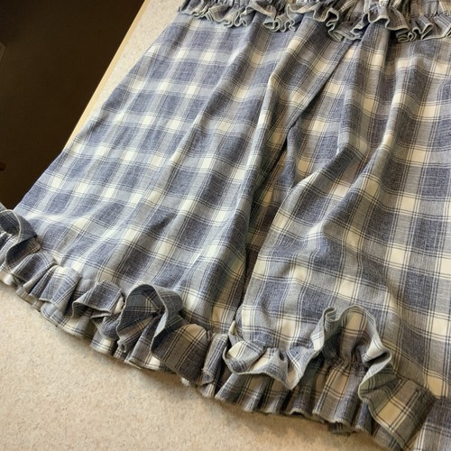 CQ By CQ Tiered Ruffles Tie Waist Maxi Middle Front Slit Skirt Women’s L - Picture 4 of 13
