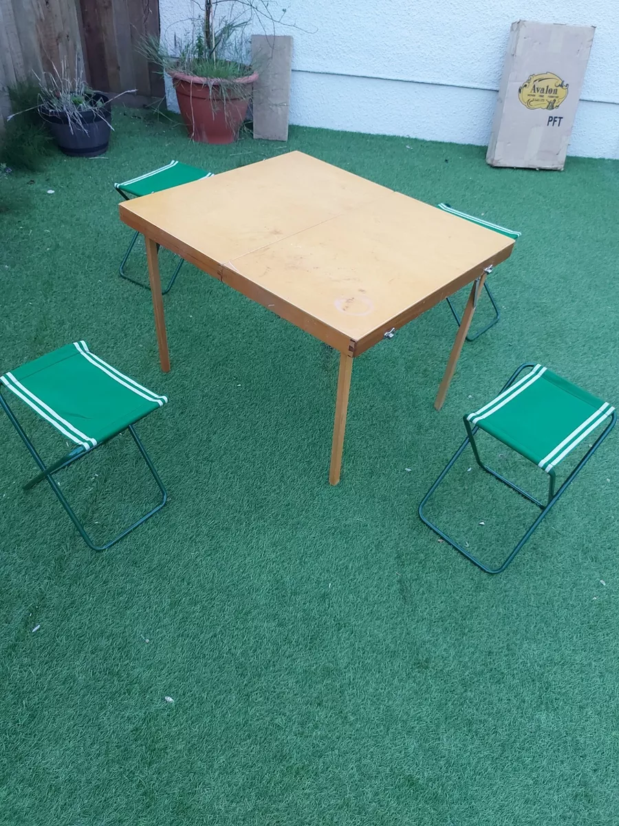 Vintage camping cheap table