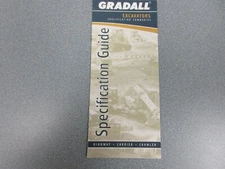 Gradall XL 2200 Thru XL 5200 Hydraulic Excavators Brochure 8 Small Page Folder