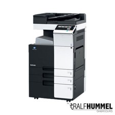 Konica Minolta bizhub 224e Drucker Kopierer Scanner Fax Unterschrank LAN Duplex 