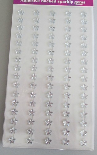 ELEGANZA SELF ADHESIVE GLITTER GEMS CRAFT STICKERS DIAMANTE VARIOUS DESIGNS. - Picture 17 of 60