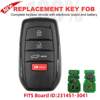231451-3041 Smart Remote Key Fob HYQ14FBX for 2021 2022 2023 2024 Toyota Venza