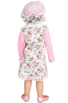 FUNSENLY Old Lady Costume For Girls Kids - Age 3-12 Halloween Dress Up - View #2