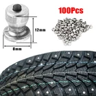 100X Screws Tire Studs Wheel Tyre Snow Emergency Car Motorcycle Tyre Cleats Auto
