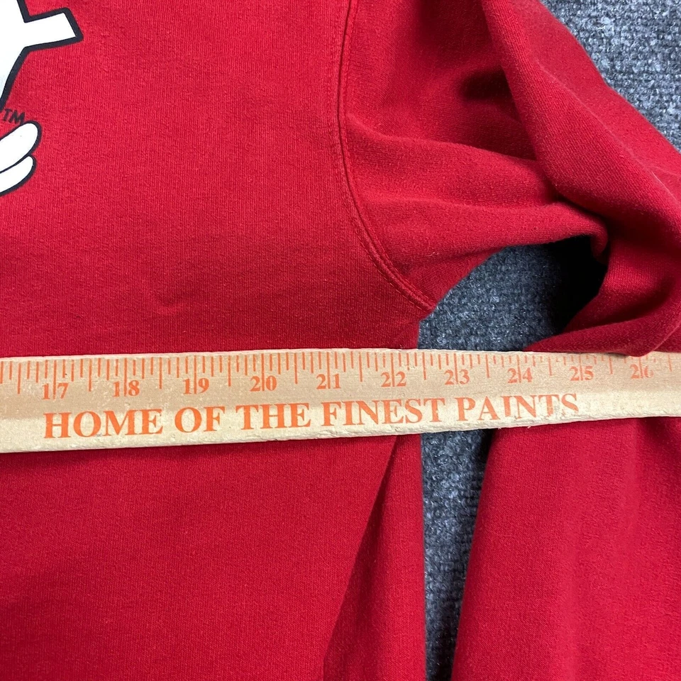 Tom & Jerry Hoodie Girls XXL 19 Yrs Red Pullover Drawstring Graphic Cotton Blend - Image 4 of 4