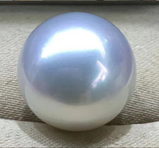 Huge 15mm Natural South Sea Genuine White Round Loose Pearl Undrilled 1670