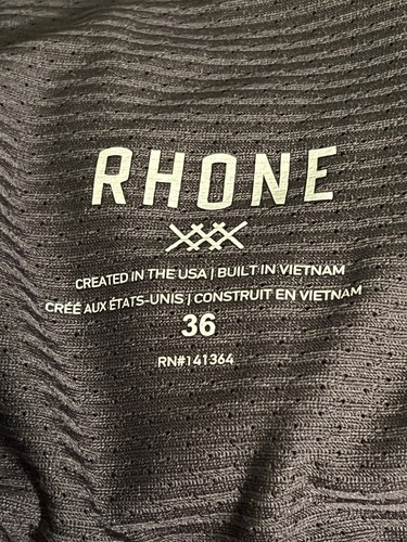 Rhone Hose Herren 36 schwarz Chino Commuter Slim Performance Golf Freizeit MÄNGEL - Bild 17 von 18