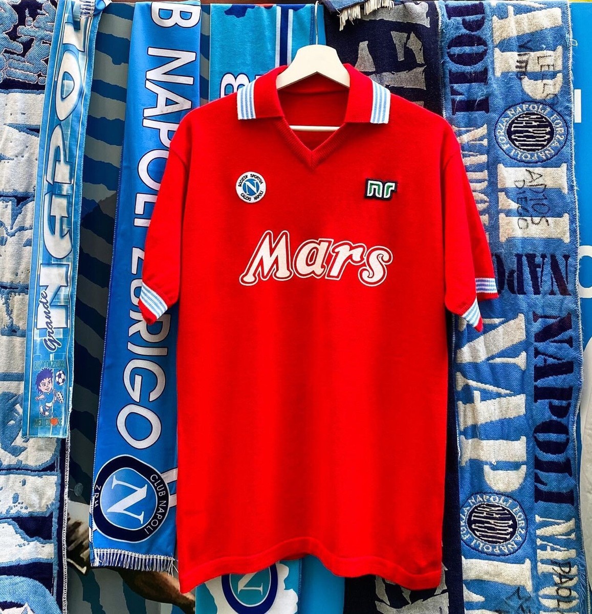 サッカー　NAPORI MARS 88-89 ユニフォーム NAPORI MARS 88-89 ユニフォーム サッカー NAPORI MARS 88-89