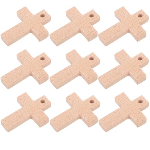2 Pieces Wooden Pendant Miss Natural Charm Key Charms for Crafting - Photo 11/12