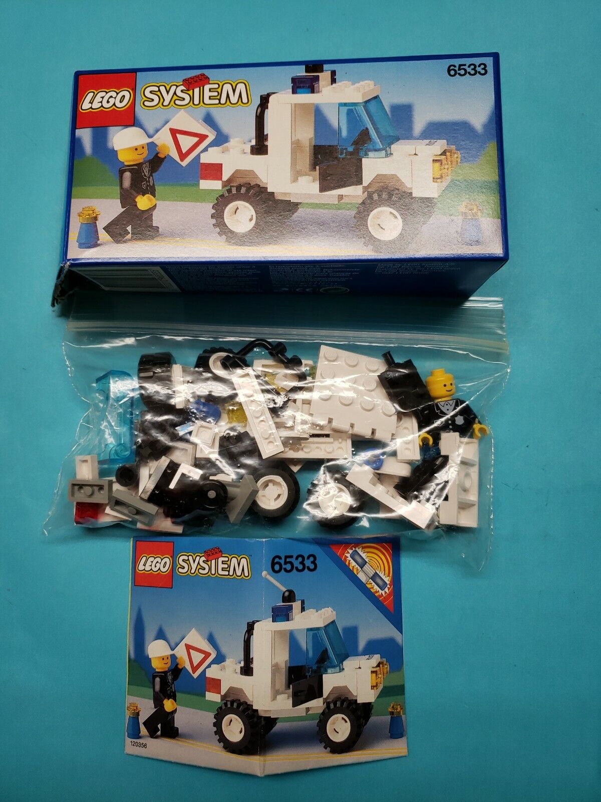 Lego Classic Town Set 6533 Police 4x4 Complete Box, Manual, Minifigs!