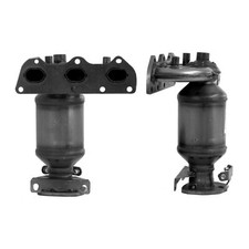 Catalytic Converter Type Approved + Fitting Kit For Skoda Rapid 1.2 Front