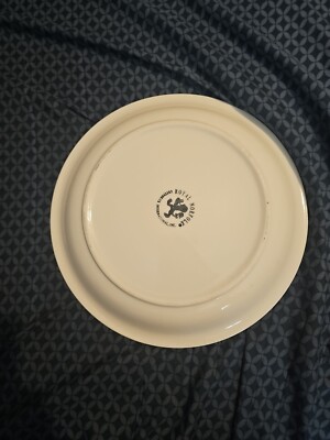One Royal Norfolk Plate Stoneware Blue Stripe 113/4” | eBay