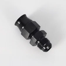 2x6AN Male to 3/8" Thread Tube Hardline Fuel Line Adapter Fitting Compression US