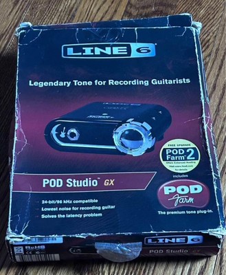 Line 6 Pod Studio Gx Multi-Effector Black Box Interface