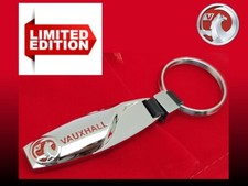 Stylish Vauxhall Car Logo Metal Keyring with Free Red Velvet Gift Pouch - S3
