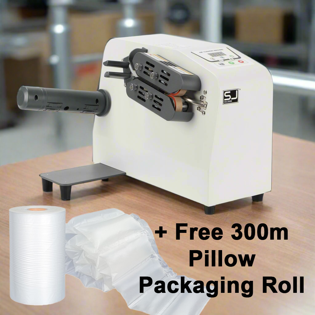 Máquina de cojín de almohada de aire máquina de llenado de vacío inflado rollo burbuja fabricante de embalaje SJ10