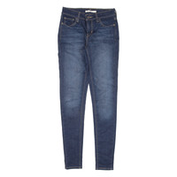 LEVI'S 710 Womens Jeans Blue Slim Skinny W26 L30
