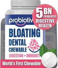 Chewable Probiotics Bloating Relief for Women 5 Billion CFU – “Two-in-One Combo”