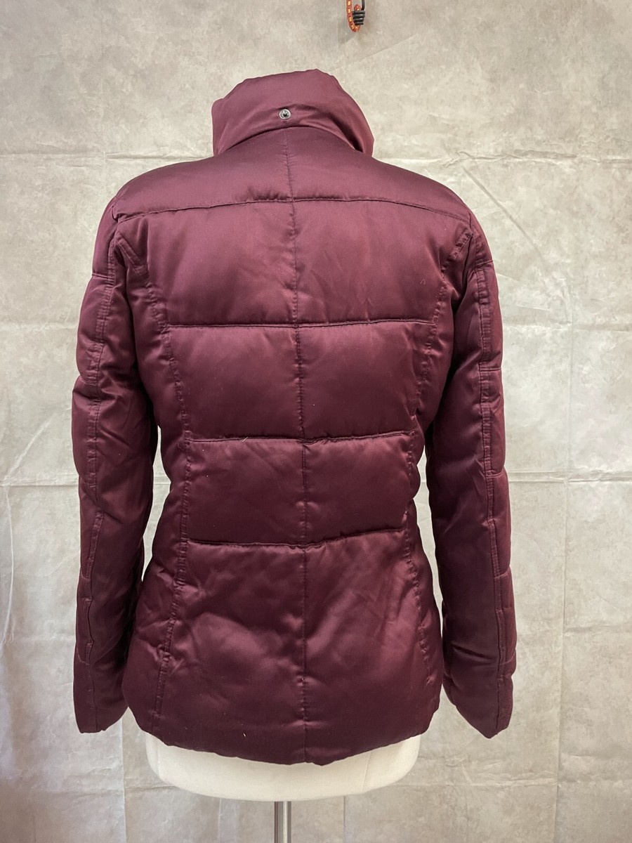 Zeroxposur ZXBLK Women's Burgundy Full Zip Mock Neck Padded Zeroxposur ZXBLK Women's Burgundy Full Zip Mock Neck Padded