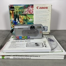 Canon PowerShot A300 3.2MP Digital Camera with 5.1x Zoom Silver UNTESTED