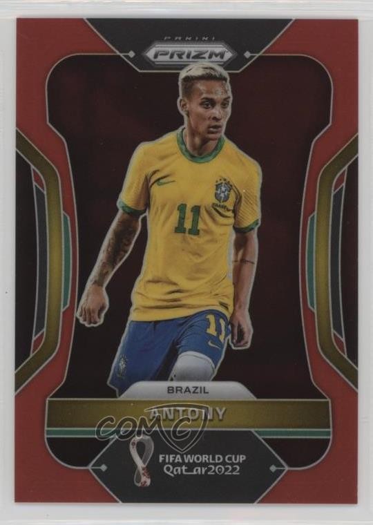 2022 Panini Prizm World Cup Qatar Red Prizm /399 Antony #26 4g8