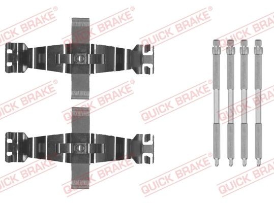 Quick Brake ZubehöRsatz, Scheibenbremsbelag Vorne FüR Audi Opel Peugeot-image