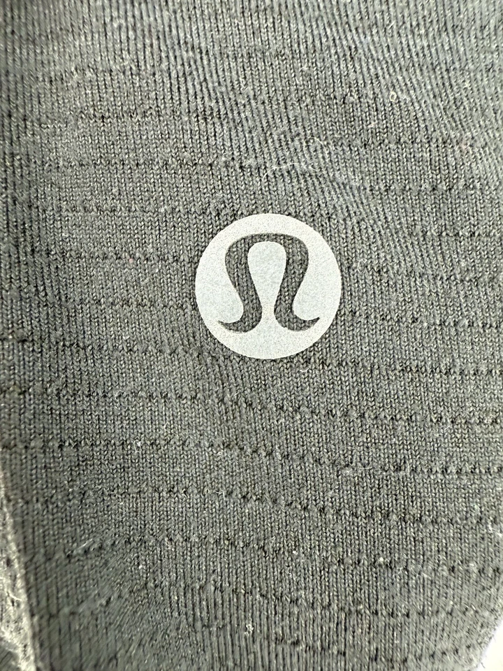 Camisa Lululemon Para Hombre Mediana Negra Drysense Entrenamiento Manga Corta Atletismo Foto 4 de 4