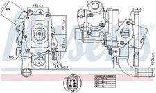 AGR Ventil NISSENS 98514 Aluminium für HYUNDAI i40 1 CW VF ix35 LM EL ELH Van 4