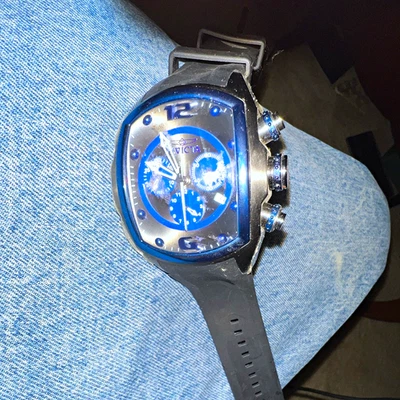 Invicta Lupah Collection Swiss Made Men’s Chronograph Watch Model 2092 Titanium Invicta Lupah Quartz Chronograph 2094 - Pre-Owned Mens Watches main image 4