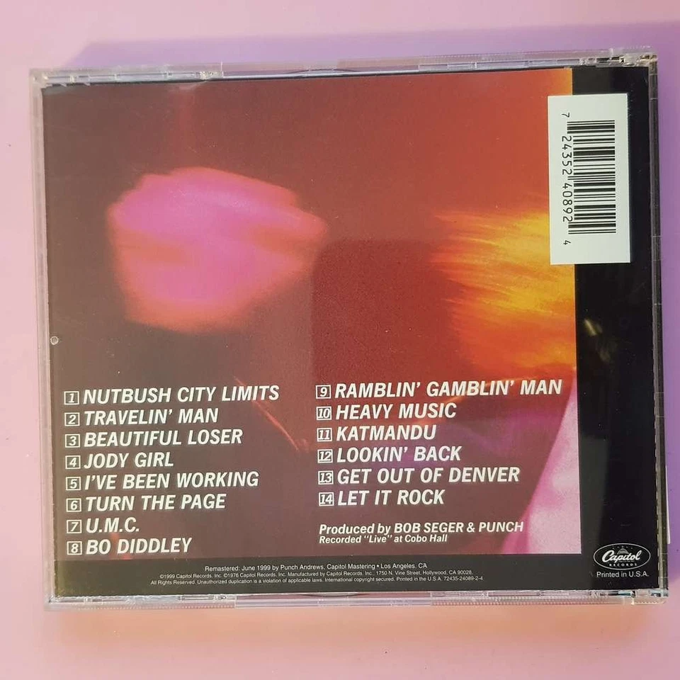 BOB SEGER & THE SILVER BULLET BAND Live Bullet USA VG+/VG+ (CD) - Bild 4 von 4