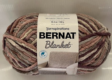 NEW YARNSPIRATION BERNAT BLANKET YARN  "PURPLE HAZE"  10.5 OZ. SKEIN