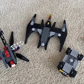 LEGO Lot Batwing, Joker Copper, And Jeep No Minifigures