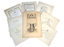 Helen Keller Archive of 4 Awards From Keller's Estate Including Society Signed