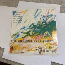 SEALED! Ako Ito & Henri Dorigny Musiques Pour Deux Guitares 33rpm 12" Vinyl LP