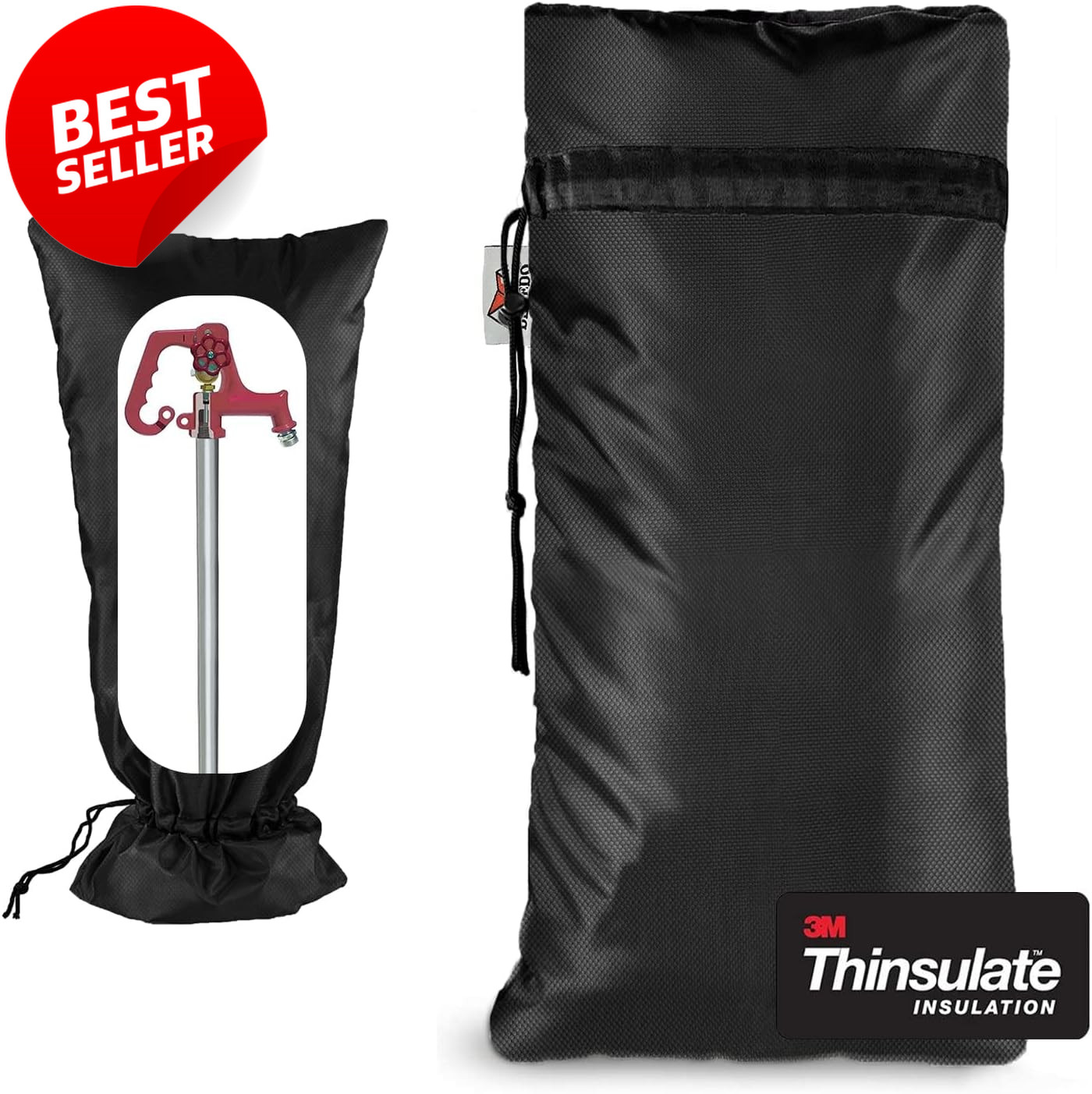 XXL Outdoor Faucet Cover 25x13 Waterproof Insulated 3M Thinsulate Freeze Sock-US