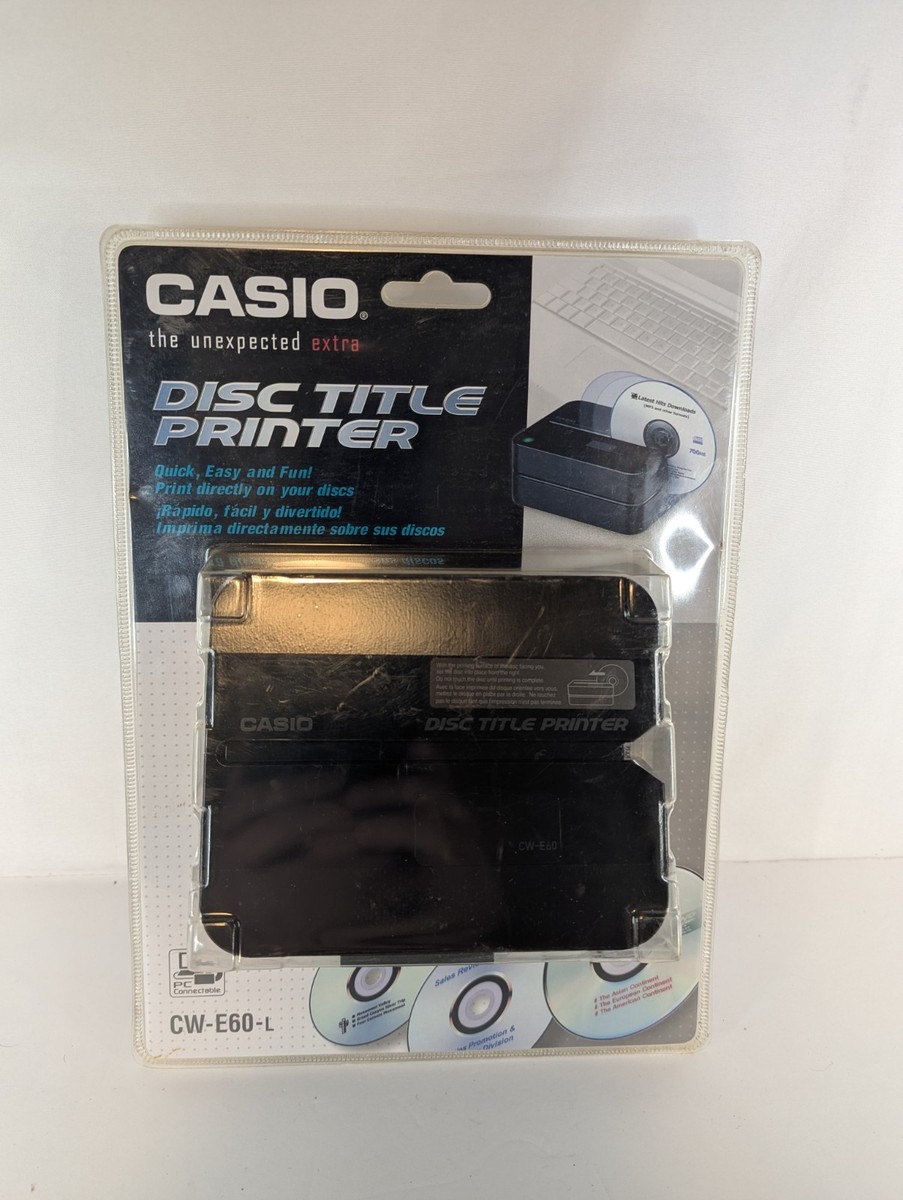 オフィス用品 CASIO DISC TITLE PRINTER Amazon.com : Casio Disc Title Printer with Qwerty keyboard