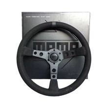 350mm14inch Mod07 Momo Black Edition Deep Dish Suede Sport Steering Wheel New