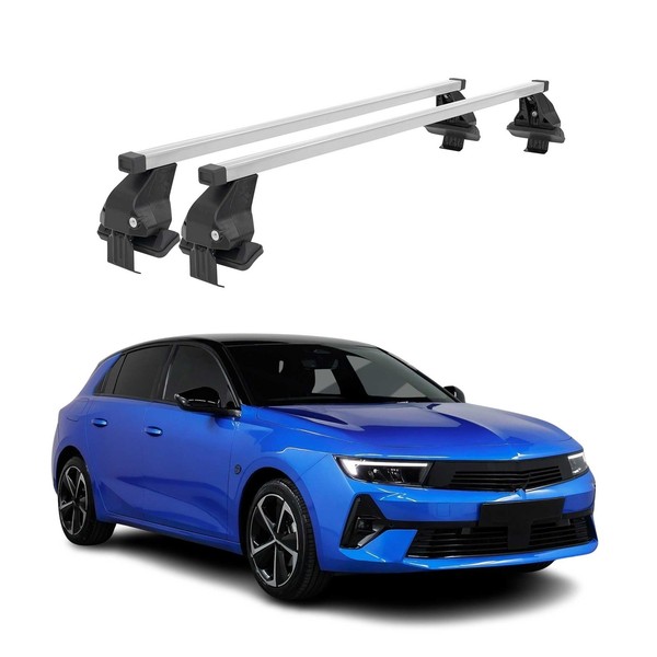 Menabo DachträGer GrundträGer FüR Opel Asta L 2021-2026 Stahl Grau 2Tlg-image