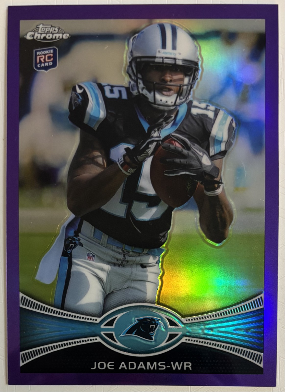 Joe Adams Topps Chrome #133 Purple Refractor