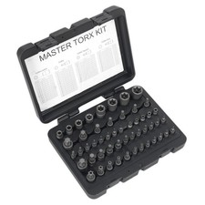 Sealey Premier TRX-Star* Master Socket Set 52pc 1/4", 3/8" & 1/2"Sq Drive 52pc A