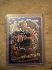 2025 Panini Prizm WNBA Kamilla Cardoso Blue Velocity No.89