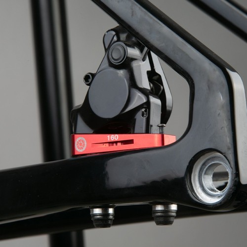Adaptateur Frein à Disque Flat Mount 140/160 Mm – Alu Usiné CNC, Kit Vis M5, Compatible Shimano, Pour Route/VTT