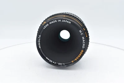 Minolta Rokkor-X 50mm Focal Camera Lenses for sale | eBay