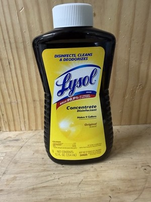 Lysol Concentrate Disinfectant Liquid Original Scent 12oz Makes 9 Gallons